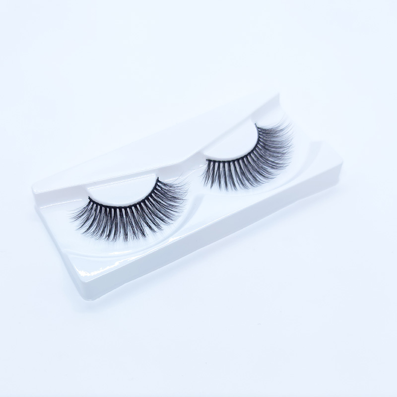 5D netikros Mink Lashes Šilkinės blakstienos Soft Dramatic Natural Look 1 pora