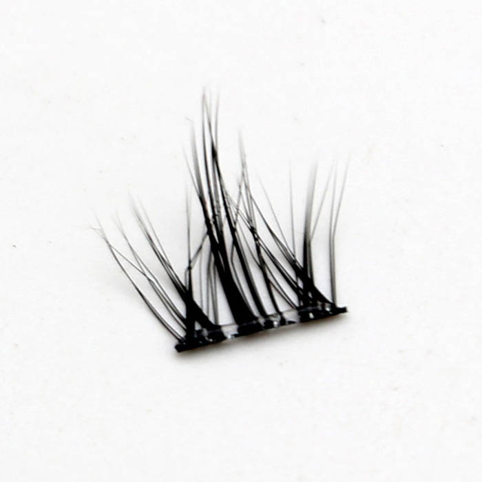 D Curl Fluffy Eyelash Clusters Iš anksto suklijuotos blakstienų grupės