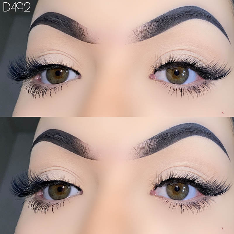 5 poros Wispy Lashes Natural Look sparnuotos blakstienos 7mm-17mm
