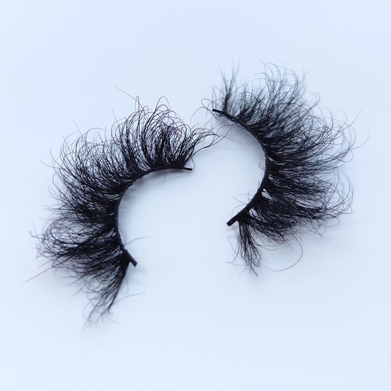Real Mink Lashes Fluffy Dirbtinės Blakstienos D Curl Dramatic Fake Lashes
