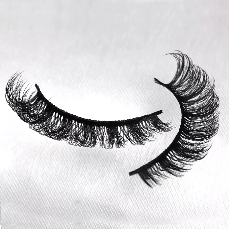 Rusų dirbtinės audinės 13mm D C Curl Volume Lash